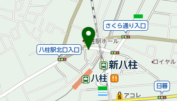 八柱カイロプラクティックの地図画像