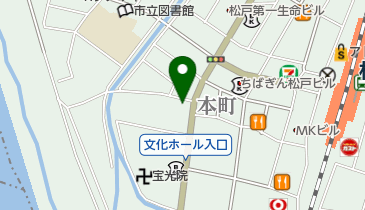 ナベシン洋品店 松戸西口本店の地図画像