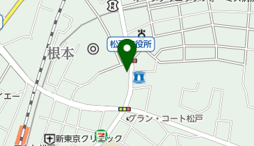 松戸市観光協会の地図画像