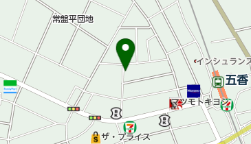 チハル美容室の地図画像