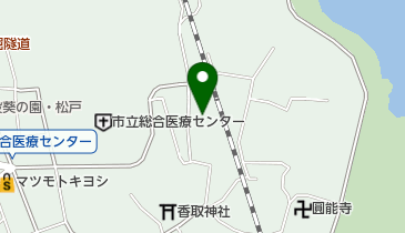 アンビル裁断加工の地図画像