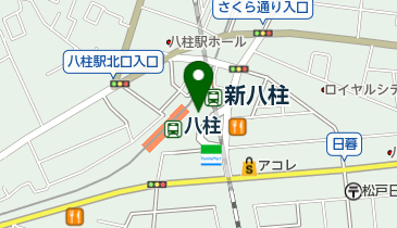 有限会社ブラザー総業八柱店の地図画像