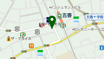 クスリのおおしまの地図画像