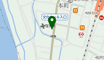 ふじや化粧品店の地図画像