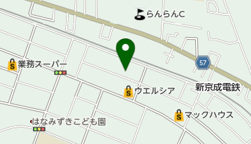 メナード化粧品浅野美粧松戸中央販社の地図画像