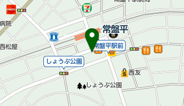藤田青果店の地図画像