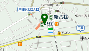 エステサロンさくら八柱店の地図画像