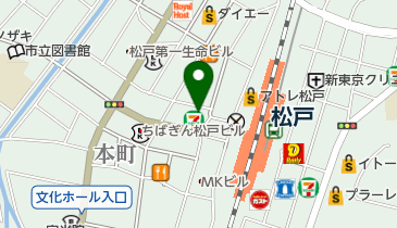 なすびぃ松戸店の地図画像