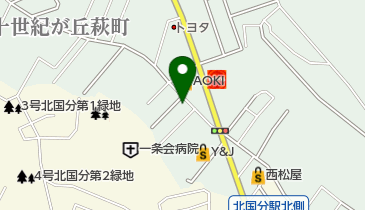 竹内調剤薬局松戸店の地図画像
