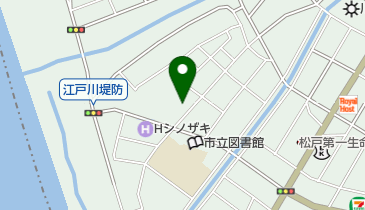 松戸西薬局の地図画像
