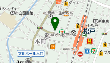 松戸薬局 本店の地図画像