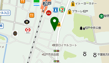 まり松戸薬局の地図画像