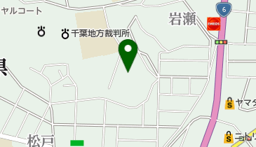 松戸拘置支所の地図画像