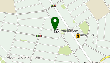 松戸市役所 六実支所の地図画像
