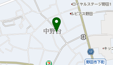ハマダ電気店の地図画像