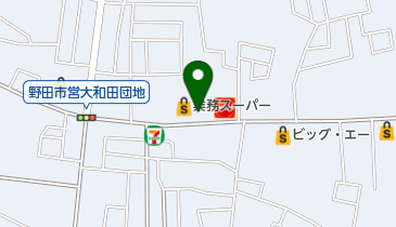 ピザーラ野田店の地図画像