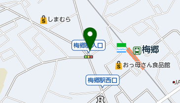 ブルークレール梅郷店の地図画像