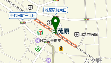 ベリテ茂原店の地図画像