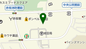 成田市役所 赤坂ふれあいセンターの地図画像