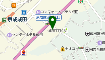あかつき証券株式会社成田支店の地図画像