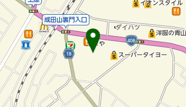 千葉交タクシー成田営業所の地図画像