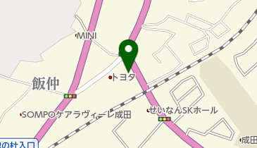 かしわぎ理容院の地図画像