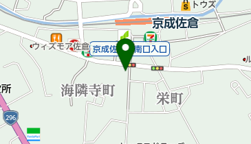 佐倉市 佐倉ヤングプラザの地図画像