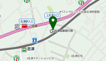 佐倉市 志津公民館の地図画像