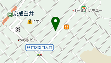 ダンスシアタービーナスの地図画像