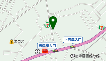 有限会社白洋舎 志津店の地図画像