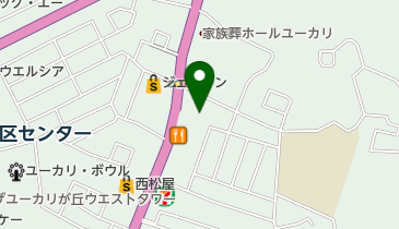 シモアール ユーカリが丘店の地図画像