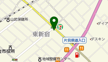 はんこ広場東金店の地図画像