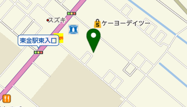 グループホーム東金しあわせの家の地図画像