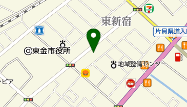 みかわや東金店の地図画像