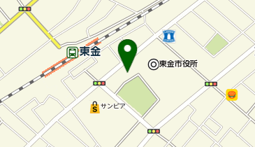 東金市 家庭教育悩みごと相談の地図画像
