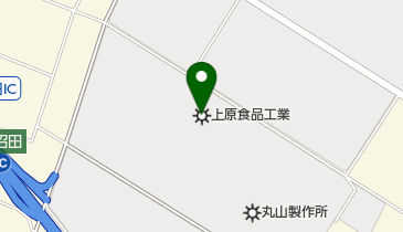 上原食品工業株式会社の地図画像