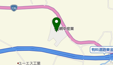 網中産業株式会社東金工場の地図画像