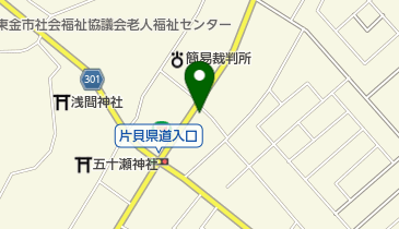 シューベルト 東金店の地図画像