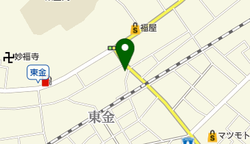 高山理容館の地図画像