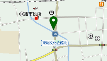八日市場瓦斯旭出張所の地図画像