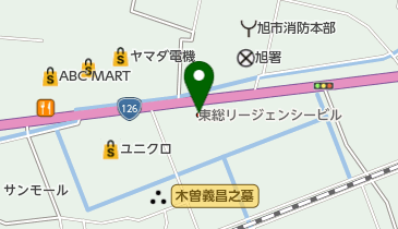 明治安田生命旭営業所の地図画像