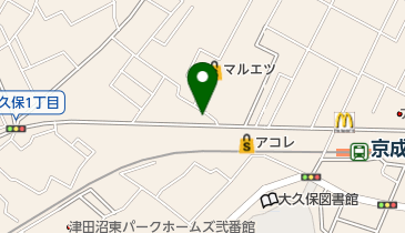 足サロンマラッカの地図画像