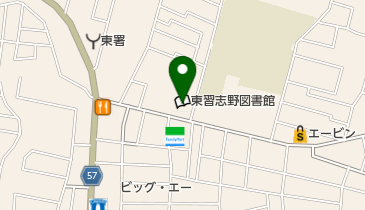 習志野市 東習志野コミュニティセンターの地図画像