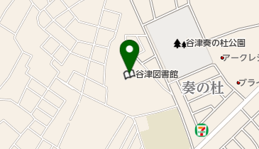 習志野市 谷津コミュニティセンターの地図画像