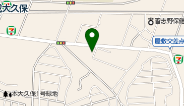 習志野バプテスト教会の地図画像