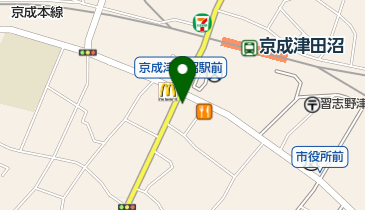 マーガレット外語学院京成津田沼校の地図画像