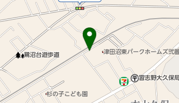 フルヤ牛乳 ならしの中央販売店の地図画像