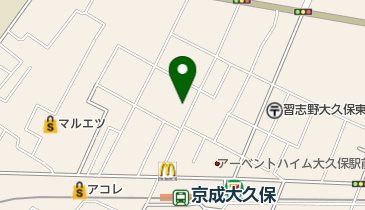 中野写真館の地図画像