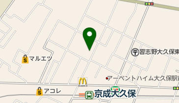 名取ふとん店の地図画像
