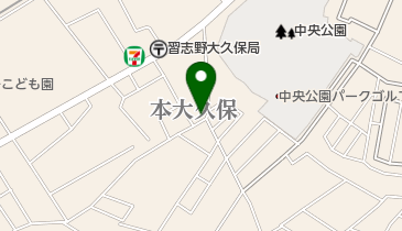 川城スポーツの地図画像